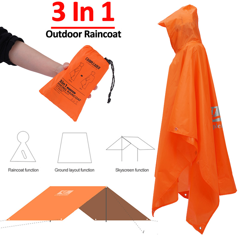 Women'S Fashion Rain Jacket - 3 في 1 معطف واق من