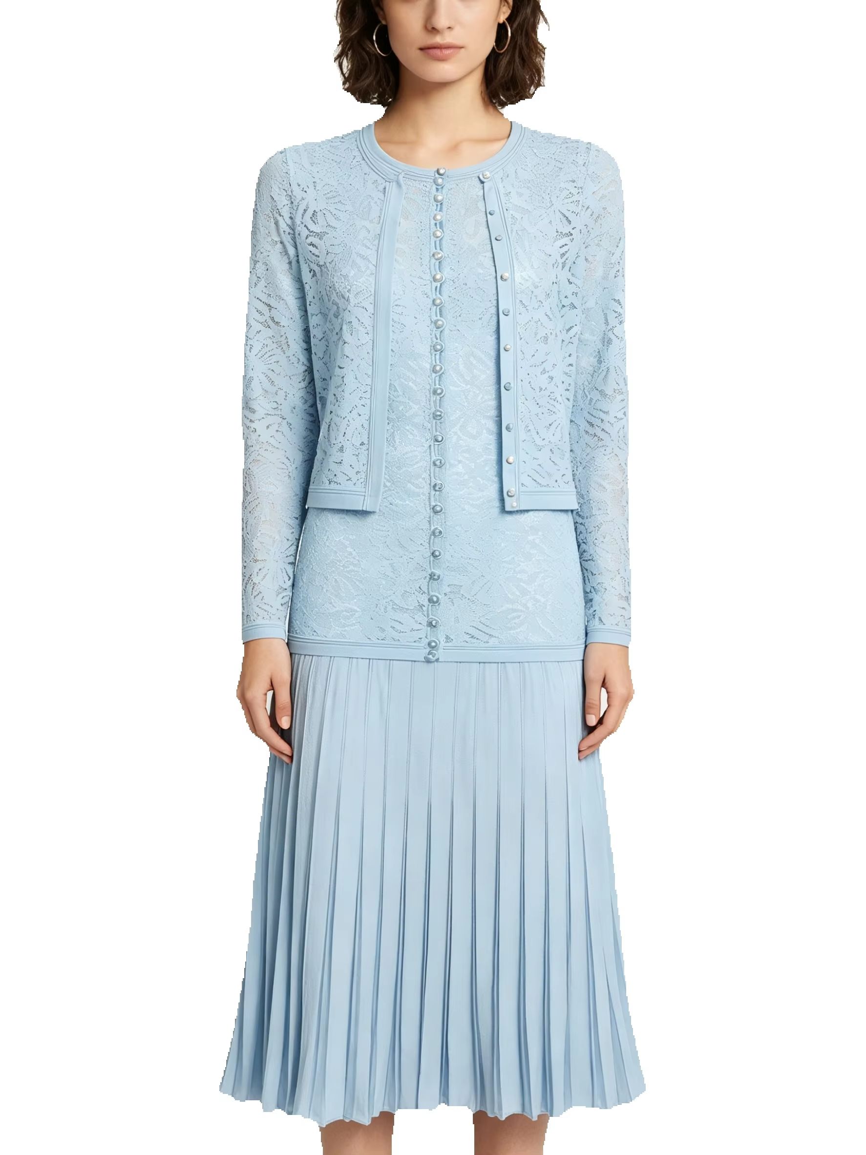 Women'S Fashion Knitwear - 26132 طقم نسائي عالي الجودة لفصلي