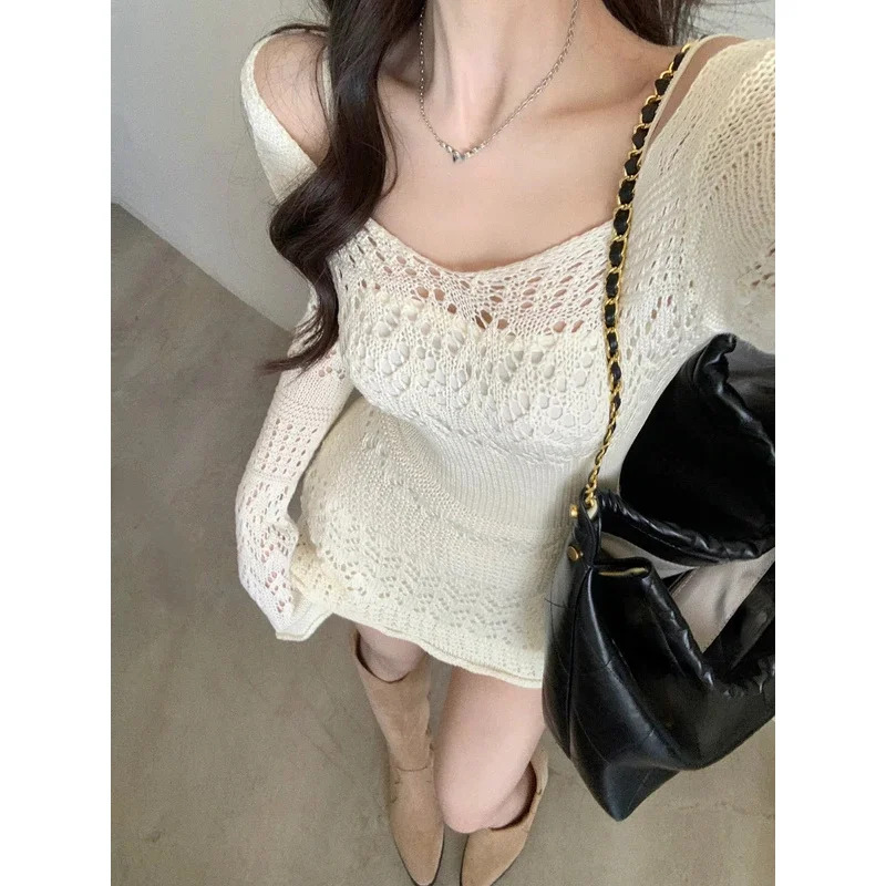 Women'S Fashion Knitwear - فستان نسائي تريكو أنيق لخريف 2024