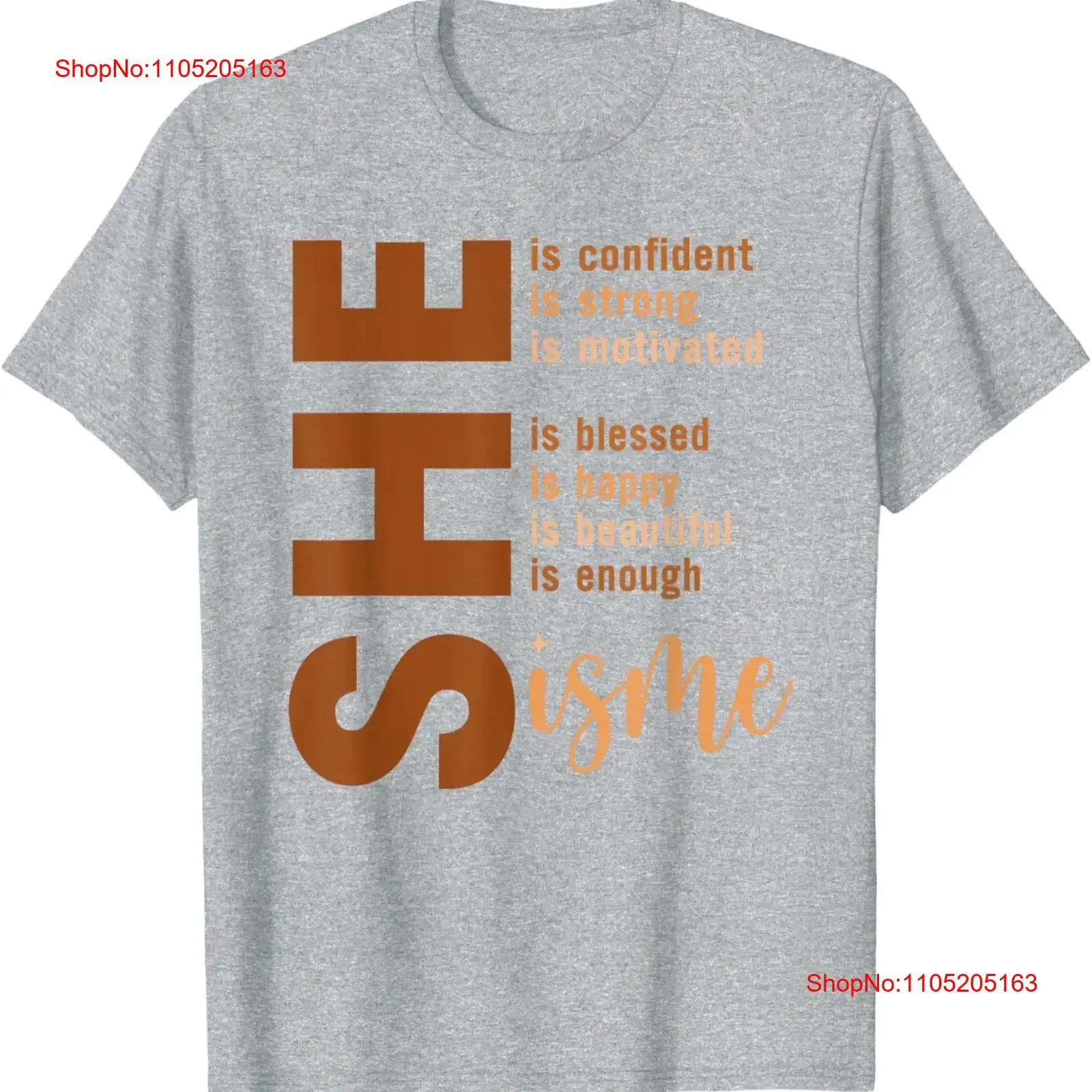 Women Fashion History - تي شيرت She Is Me Strong