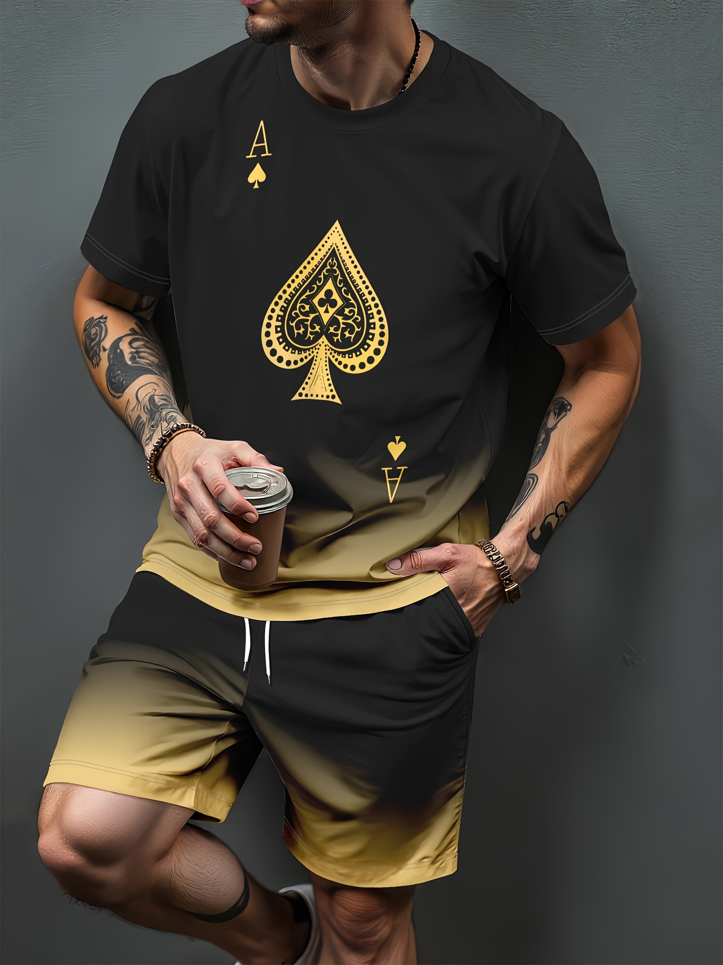 بدلة رياضية بطباعة ثلاثية الأب - مراجعة Women And Men Fashion وسعره