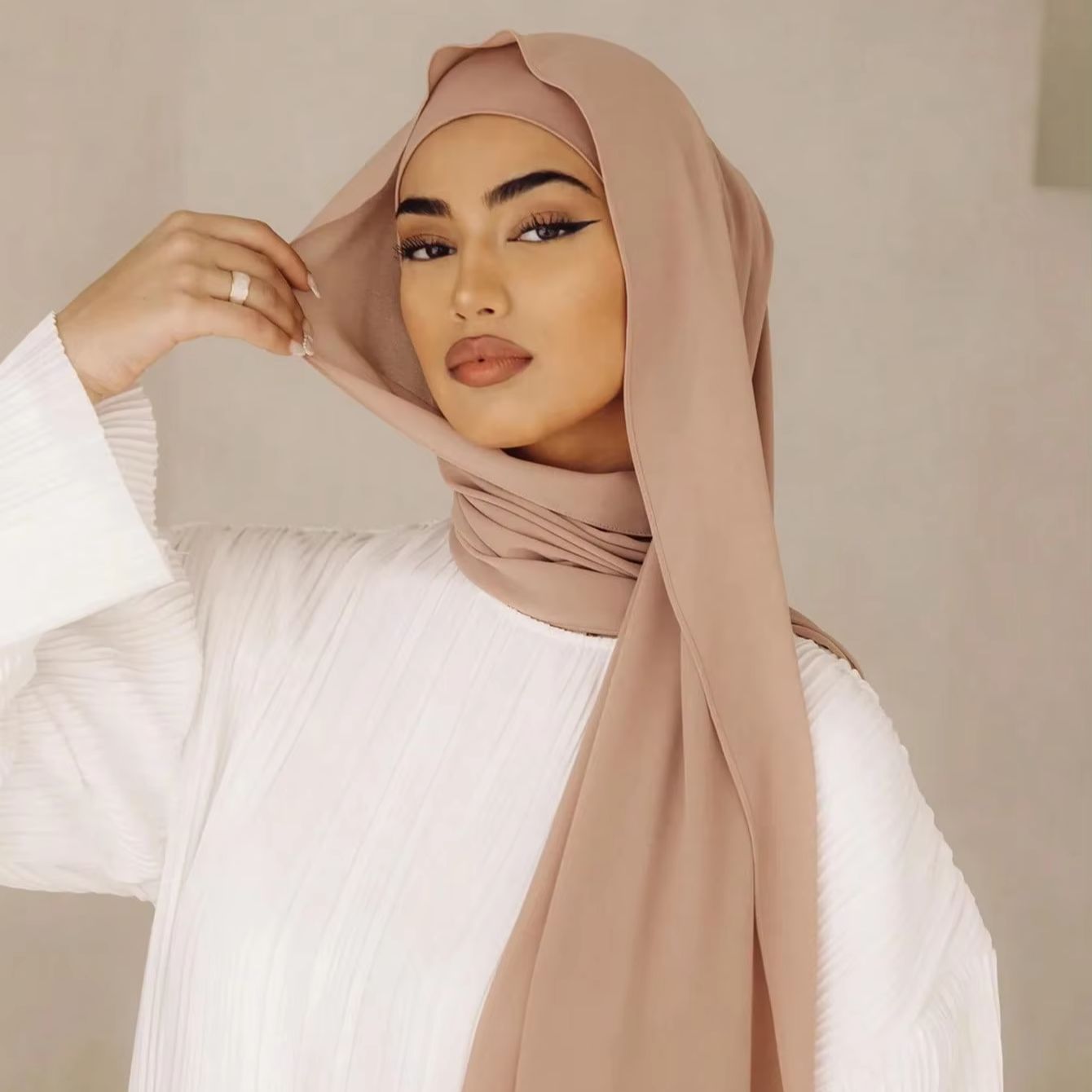 طقم حجاب نسائي من قطعتين للاست - مراجعة Women Fashion Youtube وسعره