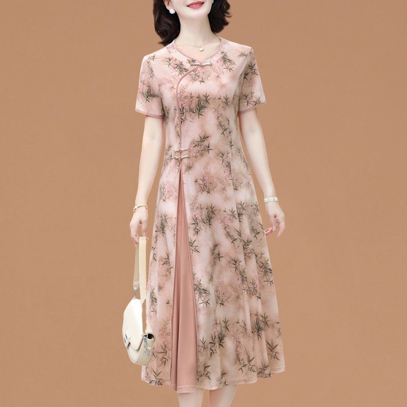 فستان أنيق بأكمام قصيرة للنساء - مراجعة Women Fashion Over 60 وسعره