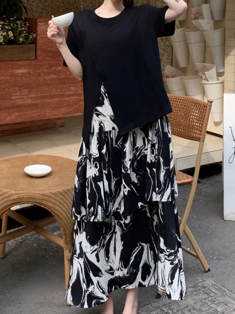 Mozigda طقم صيفي كبير الحجم مك - مراجعة Tie Dye Two Piece وسعره