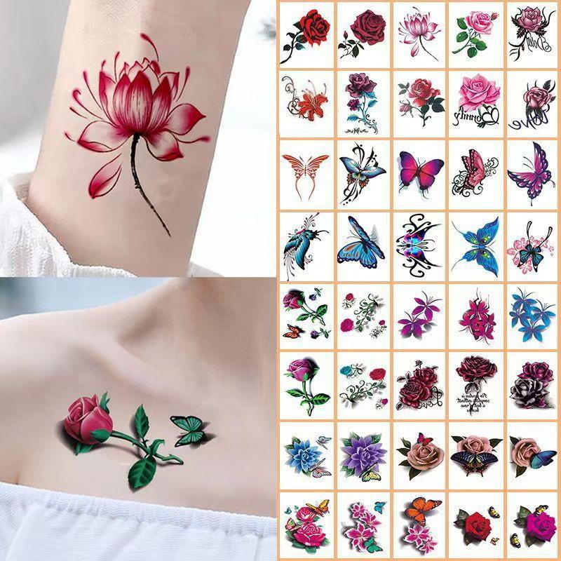20 ورقة من ملصقات الوشم المؤقت - مراجعة Women And Men Fashion وسعره