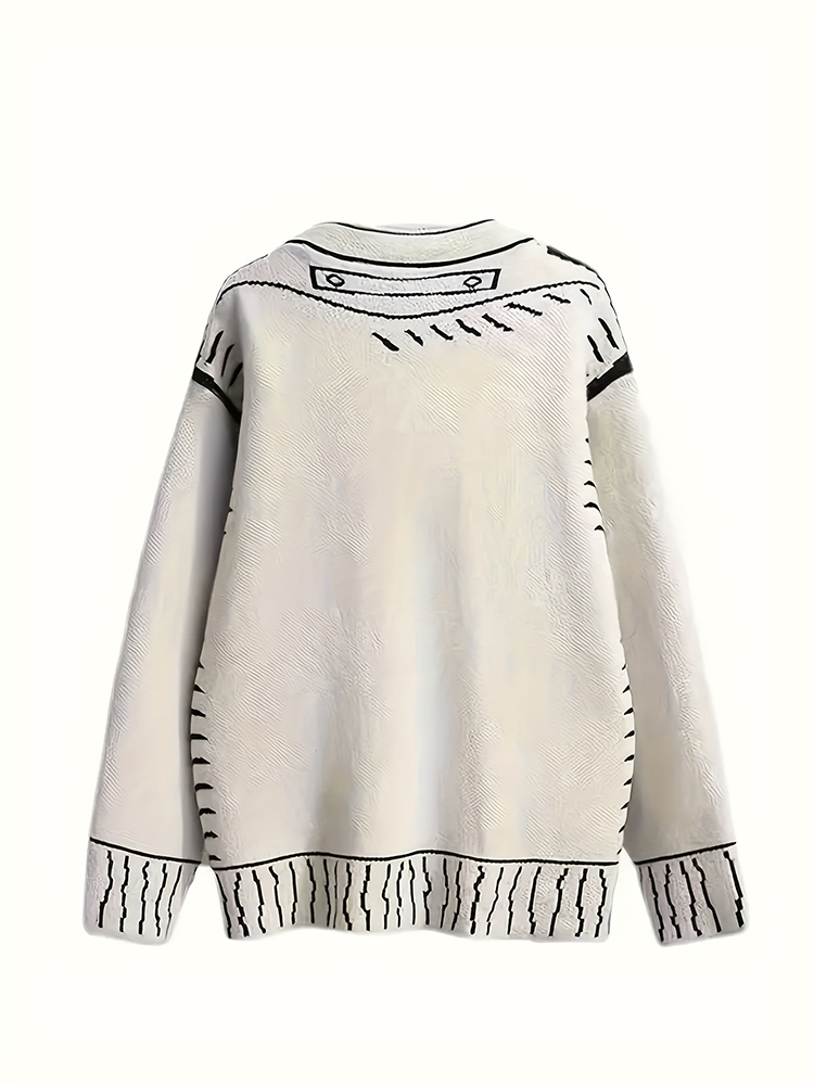 حجم كبير المرأة زر متابعة سترة - مراجعة Women'S Fashion Knitwear وسعره