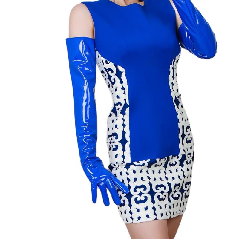 قفازات جلدية طويلة جداً بطول 6 - مراجعة Women Fashion Over 60 وسعره