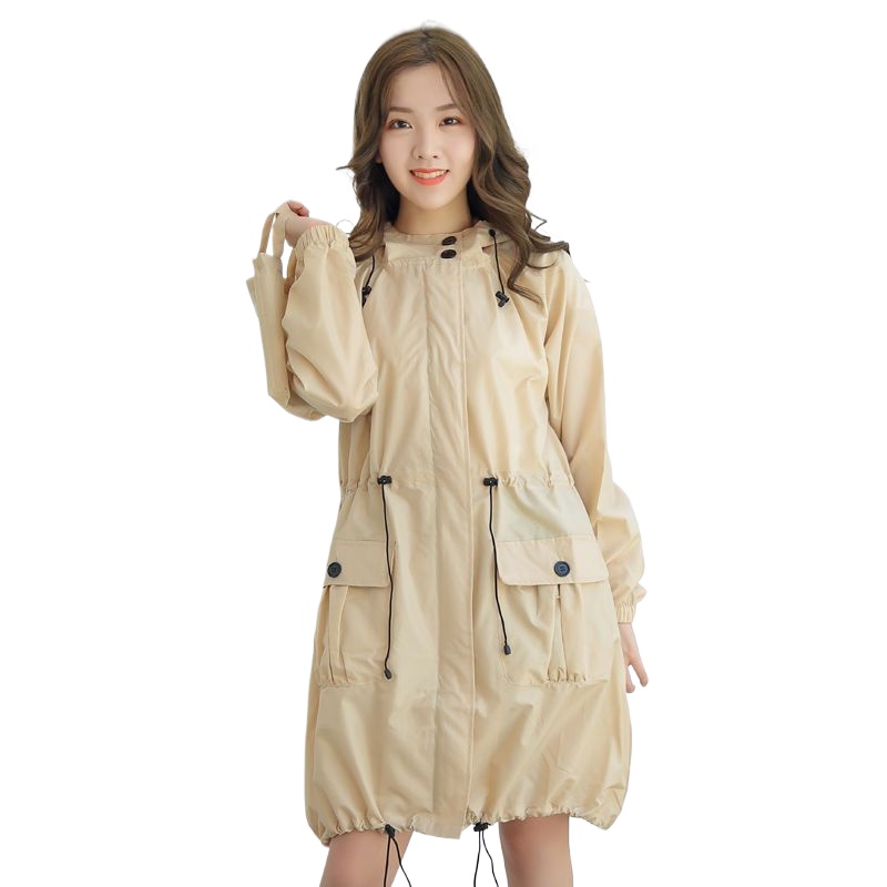 معطف واقٍ من المطر خفيف الوزن  - مراجعة Women'S Fashion Rain Jacket وسعره