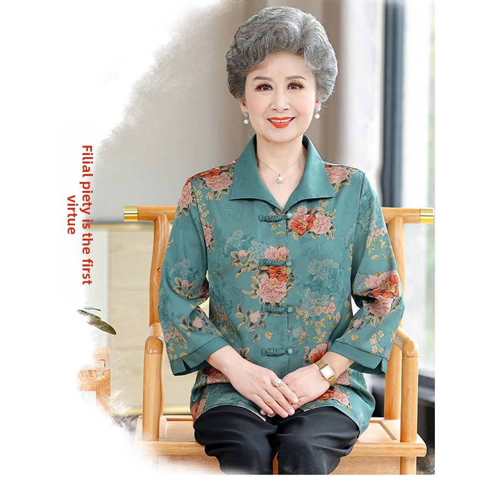 قميص أنيق بأكمام ثلاثة أرباع ل - مراجعة Women Fashion Over 60 وسعره