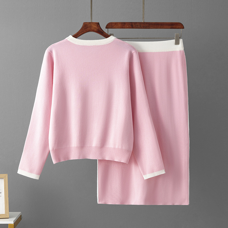 الكورية تصميم محبوك 2 قطعة مجم - مراجعة Women'S Fashion Knitwear وسعره