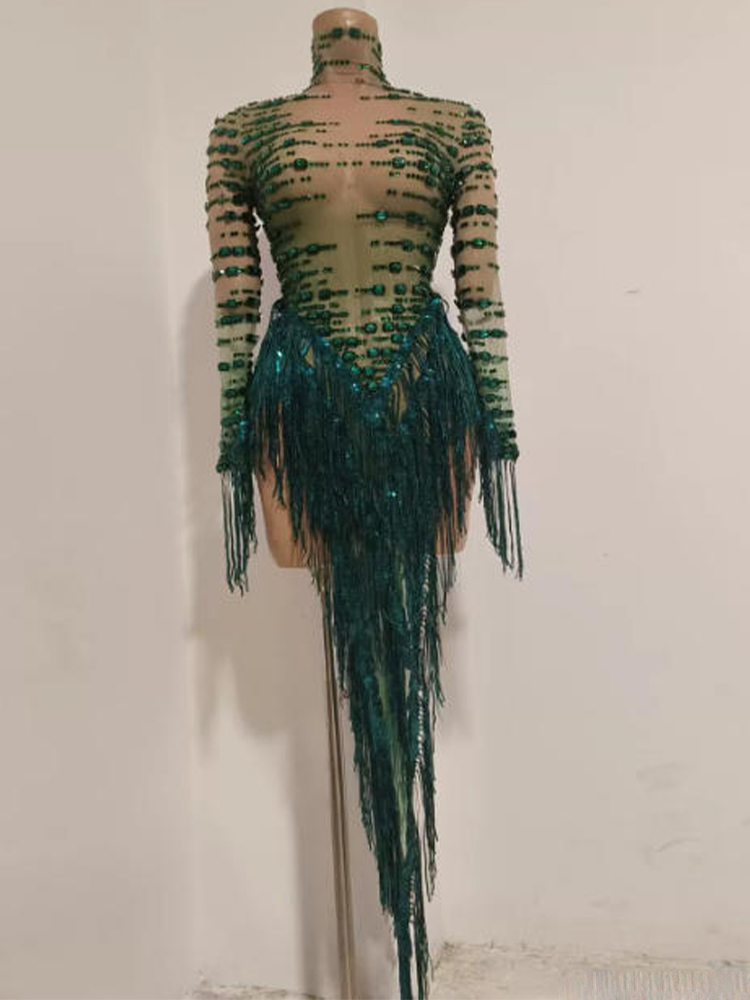 فستان طويل الأكمام مزين بشراشي - مراجعة Women'S Fashion Dresses Images وسعره
