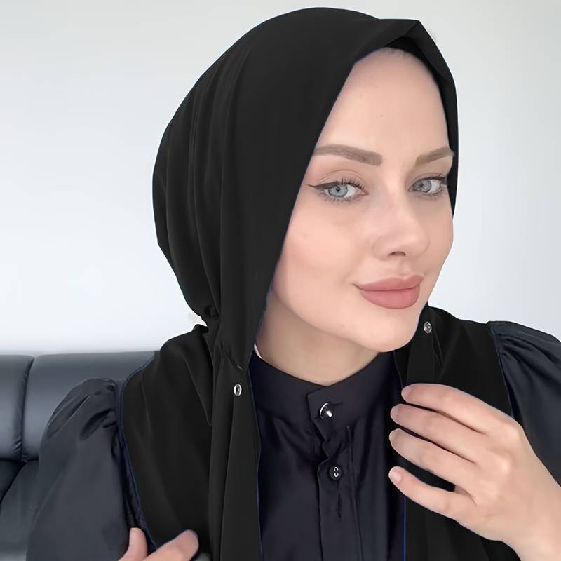 قبعة وشاح إسلامية بسيطة بلون و - مراجعة Women'S Fashion Hats وسعره