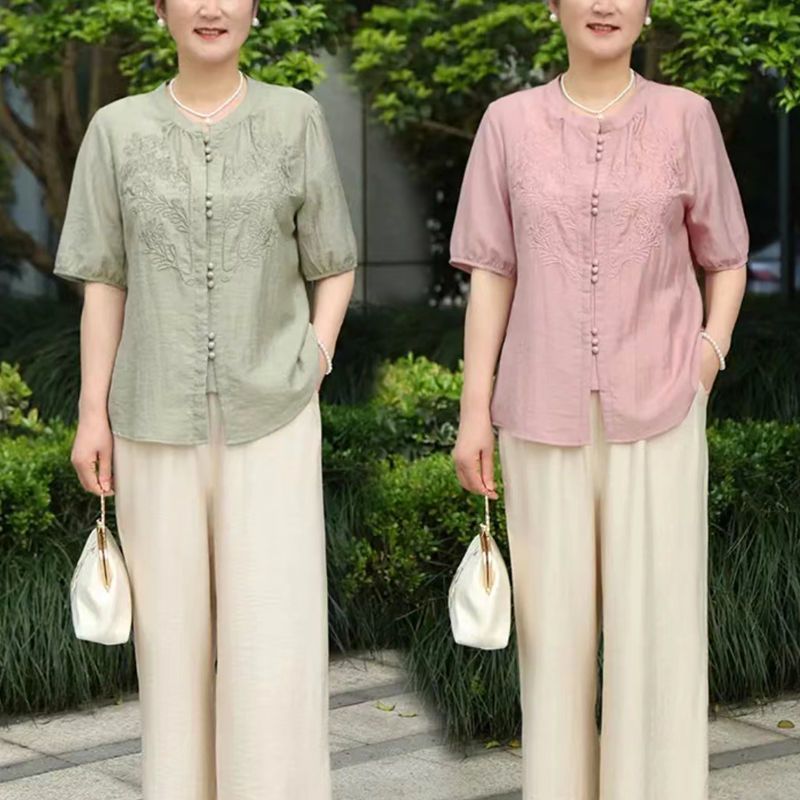 طقم صيفي جديد 2026 بتصميم صيني - مراجعة Women Fashion Over 60 وسعره