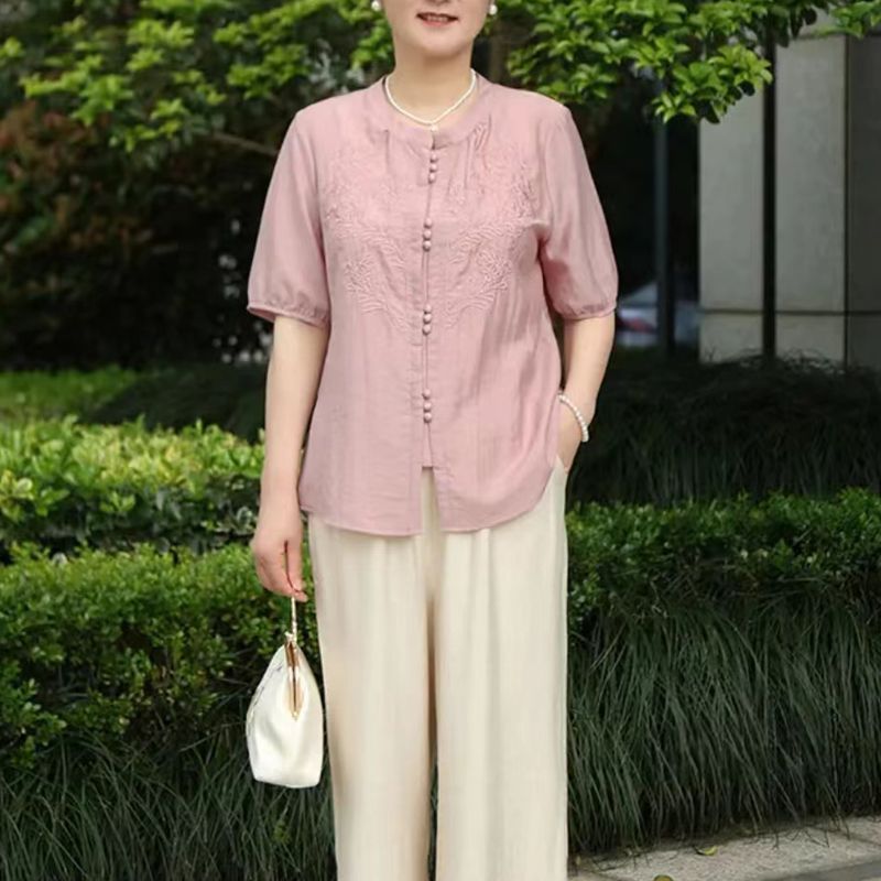طقم صيفي جديد 2026 بتصميم صيني - مراجعة Women Fashion Over 60 وسعره