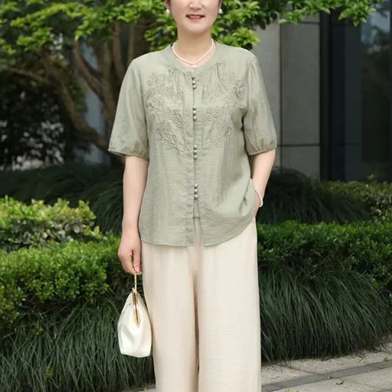 طقم صيفي جديد 2026 بتصميم صيني - مراجعة Women Fashion Over 60 وسعره