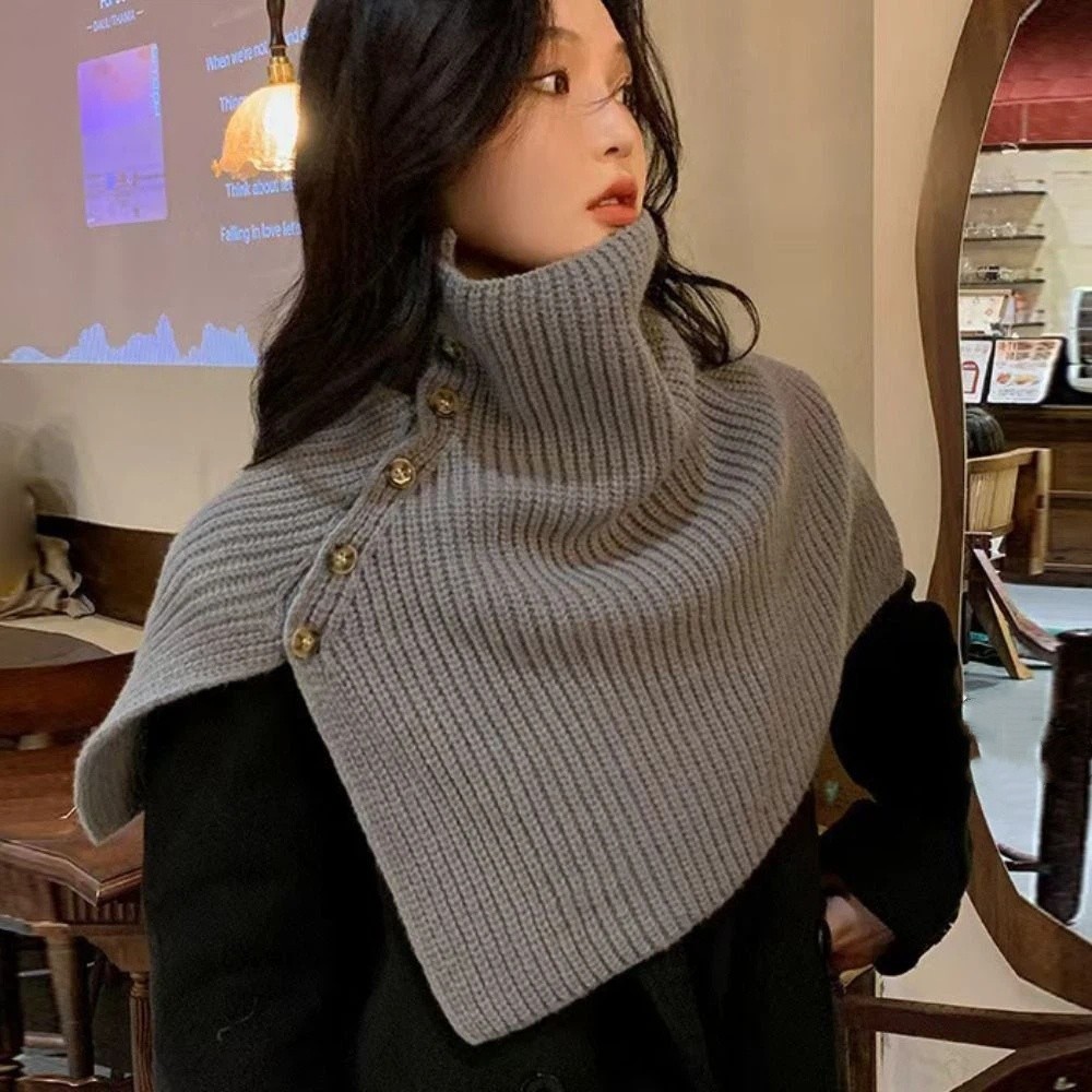 شال كلاسيكي محبوك بأزرار، دافئ - مراجعة Women'S Fashion Knitwear وسعره