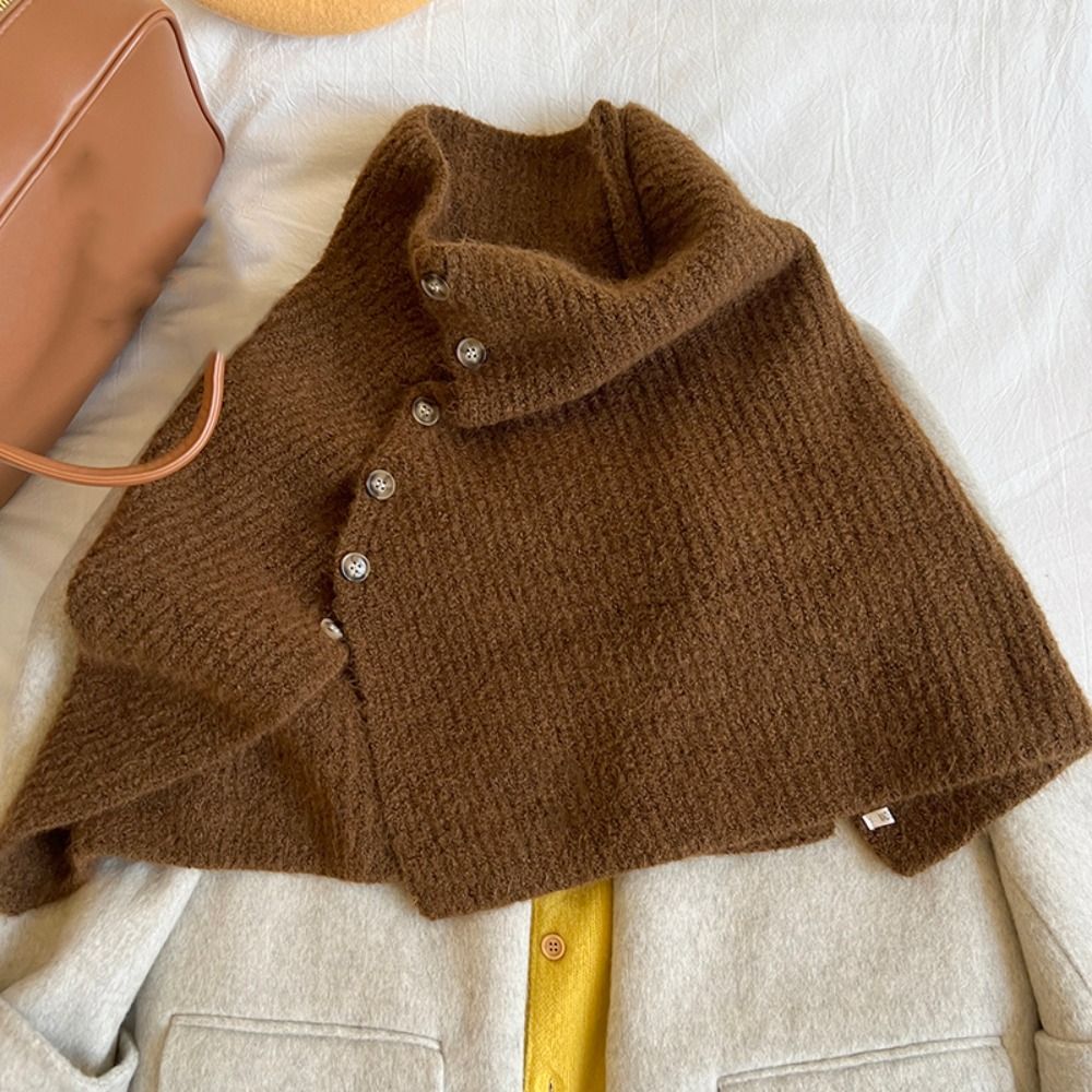 شال كلاسيكي محبوك بأزرار، دافئ - مراجعة Women'S Fashion Knitwear وسعره