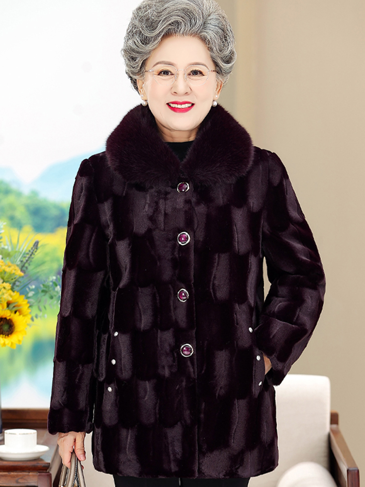 معطف مخملي سميك متوسط الطول لل - مراجعة Women Fashion Over 60 وسعره